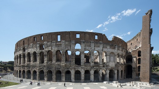 Roma - il Colosseo, simbolo del glorioso passato della Città Eterna