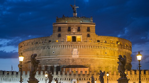 Roma - Castel Sant´Angelo di sera