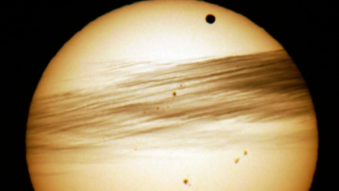 6 Giugno 2012 06:17:58 - Il transito di Venere sul sole dal Monte Fasce (GE)